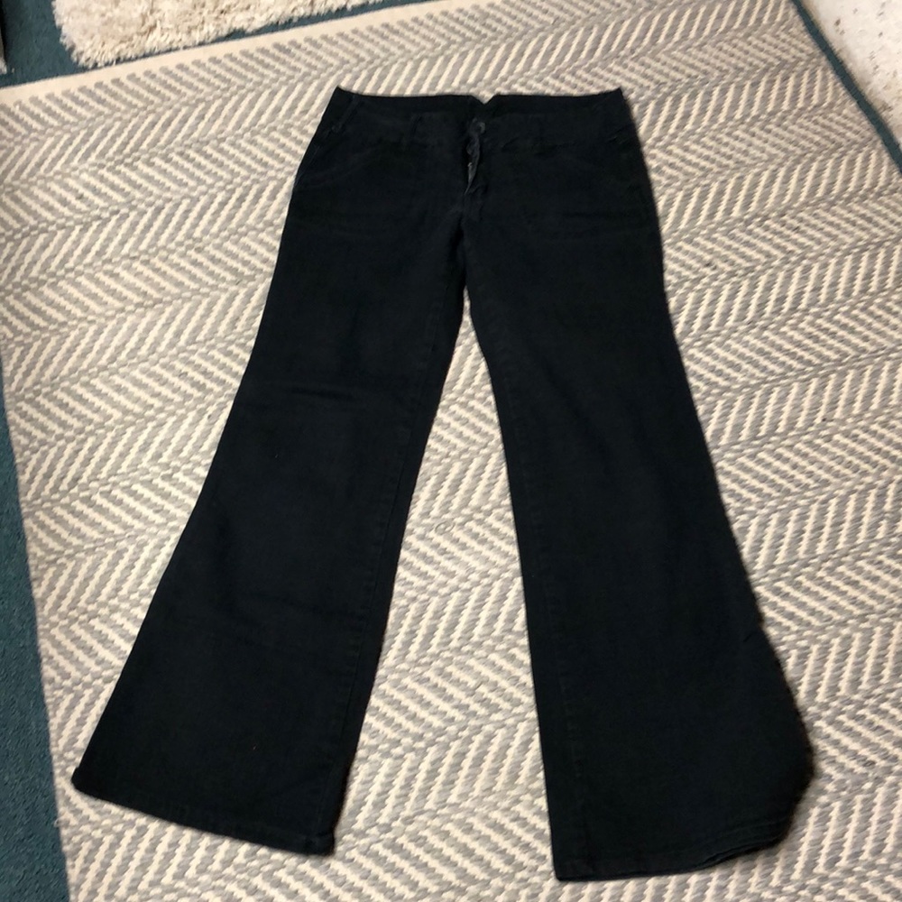 Black denim BeBop jeans.